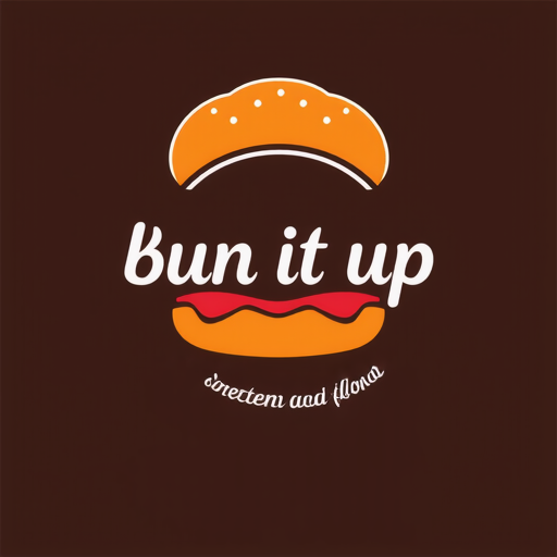 So iam going to be selling different kinds of fillings inside a pav bun Like the pictures I've sent you The concept is street food but with a modern elegant touch The color themes should be vibrant plus classy And the vibe am looking for is fun, energetic, vibrant, street food, fusion. am using indian pav but it will have flavours from around the world inside that indian bun the name is bun it up