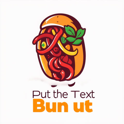 put the text bun it up