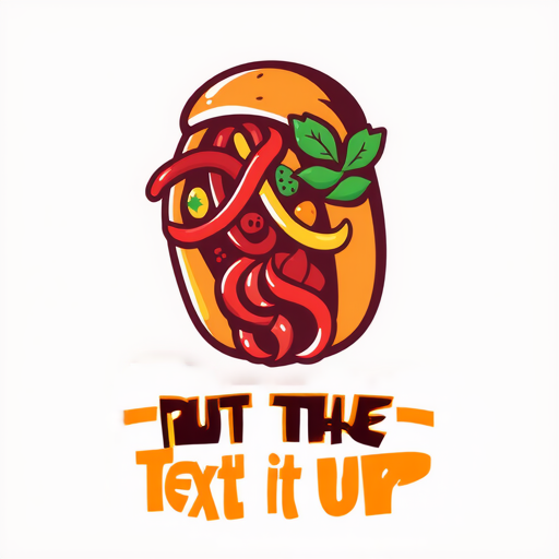 put the text bun it up