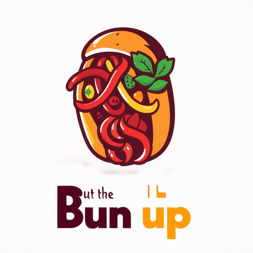 put the text bun it up