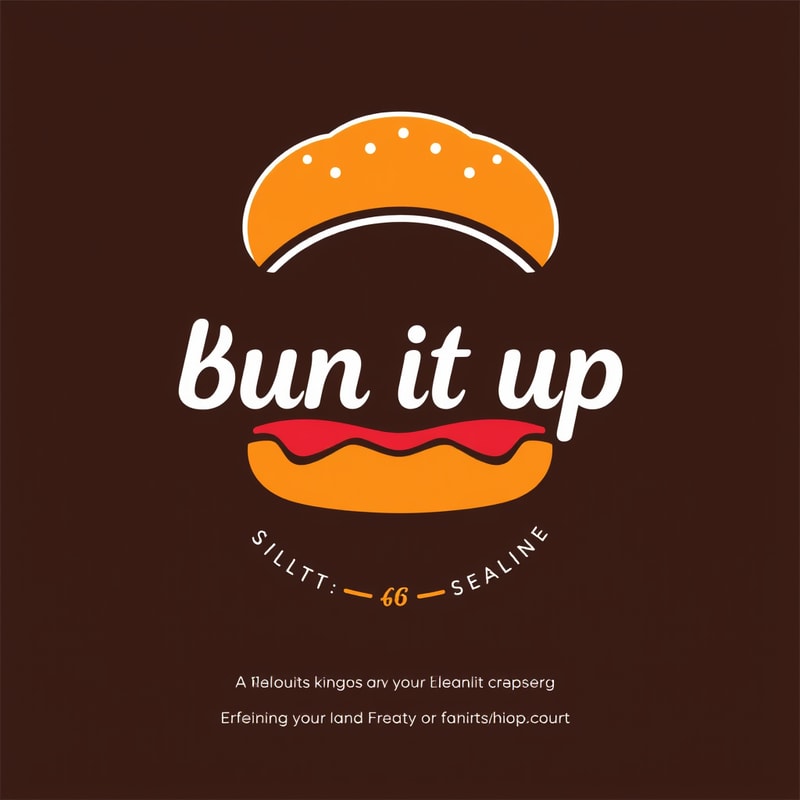 So iam going to be selling different kinds of fillings inside a pav bun Like the pictures I've sent you The concept is street food but with a modern elegant touch The color themes should be vibrant plus classy And the vibe am looking for is fun, energetic, vibrant, street food, fusion. am using indian pav but it will have flavours from around the world inside that indian bun the name is bun it up