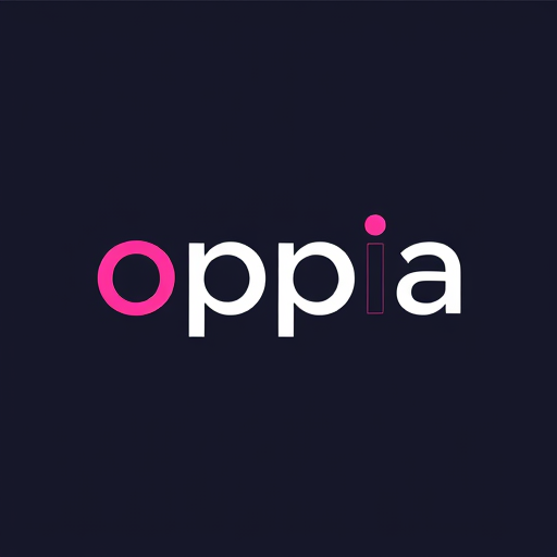 Professional logo design. company name is oppia and color is #ffe4e0