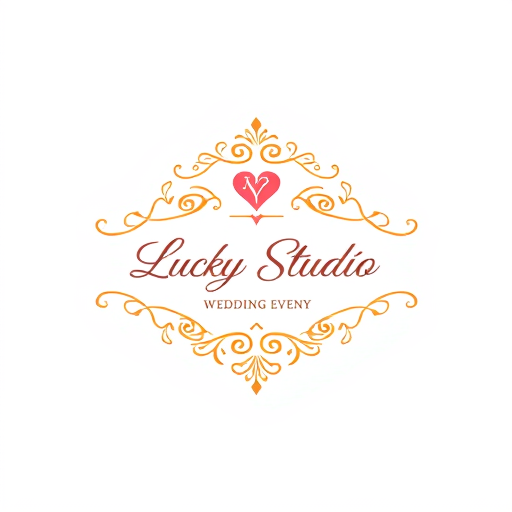 Professional logo design. Lucky Studio Wedding Eveny 