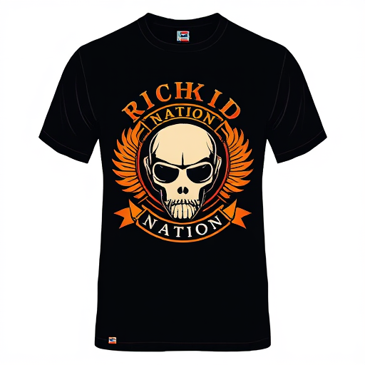Professional logo design. Richkid Nation fashionable Tshirt 