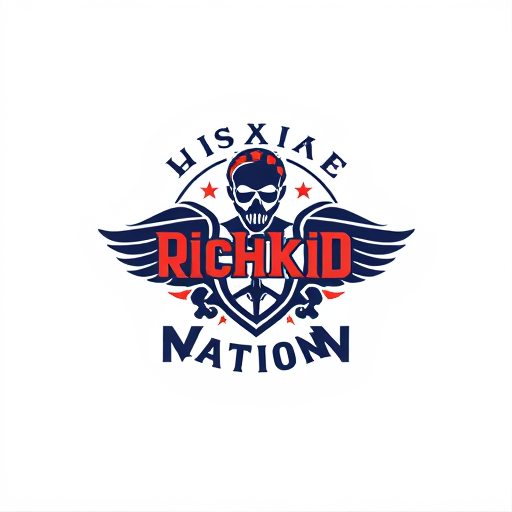 Professional logo design. Richkid Nation fashionable Tshirt 