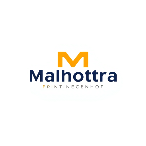 Professional logo design. Malhotra Printshop