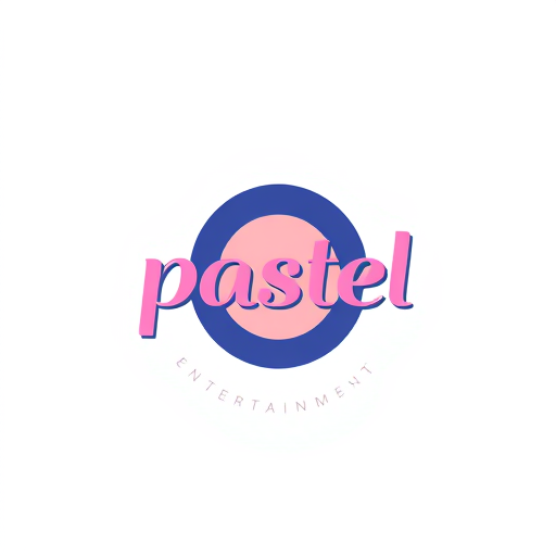 Professional logo design.  studio logo for pastel entertainment (simple colors)