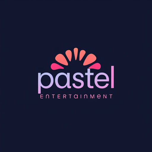 Professional logo design.  studio logo for pastel entertainment (simple colors)