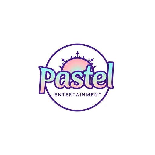 Professional logo design.  studio logo for pastel entertainment (simple colors)