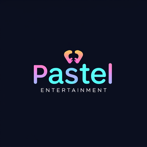 Professional logo design.  studio logo for pastel entertainment (simple colors)