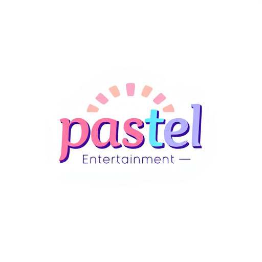 Professional logo design.  studio logo for pastel entertainment (simple colors)