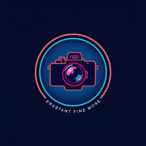 Professional logo design. pastel entertainment with camera 