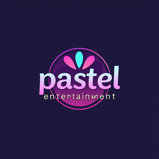 Professional logo design. studio logo for pastel entertainment (simple colors)