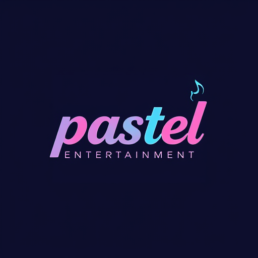 Professional logo design. studio logo for pastel entertainment (simple colors)