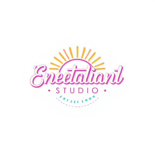 Professional logo design. pastel entertainment for studio (simple colors)