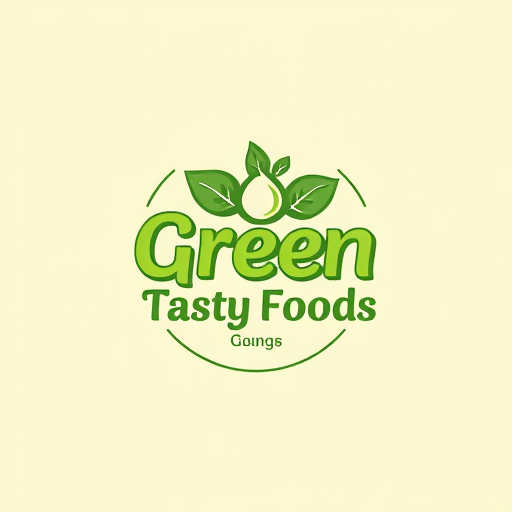 Professional logo design. Green Tasty Foods