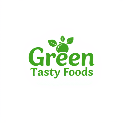 Professional logo design. Green Tasty Foods