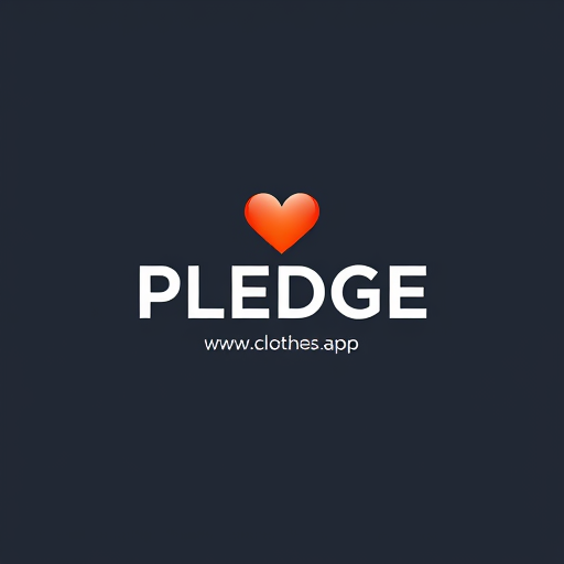 Professional logo design. a donation app for clothes name PLEDGE