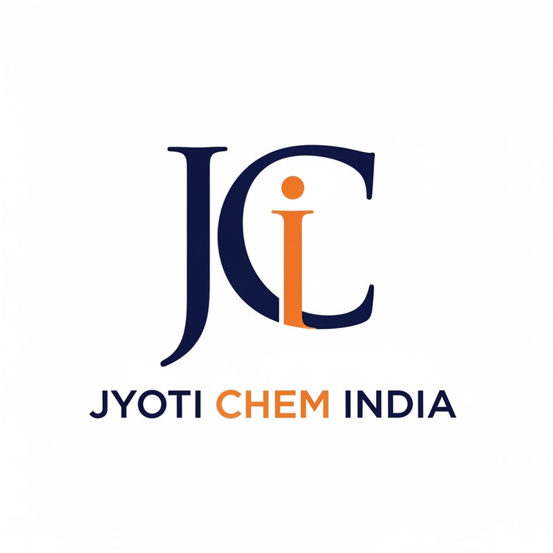 Create a modern monogram logo using the letters J, C, and I. The J and C should form one smooth, curved shape in navy blue. Inside the C, add a vertical orange ‘I’ with a small orange dot above it, so the I fits perfectly inside the curve of the C.
Make the design clean, minimal, and corporate. Place the text JYOTI CHEM INDIA below the icon in bold navy-blue sans-serif font. White background, high resolution.”