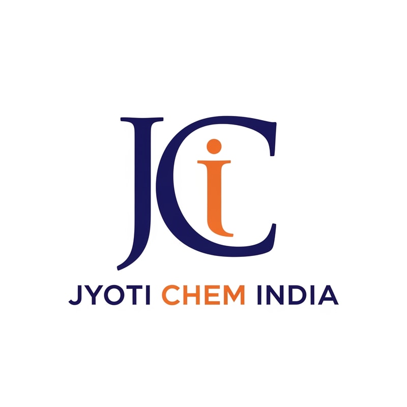 Create a modern monogram logo using the letters J, C, and I. The J and C should form one smooth, curved shape in navy blue. Inside the C, add a vertical orange ‘I’ with a small orange dot above it, so the I fits perfectly inside the curve of the C.
Make the design clean, minimal, and corporate. Place the text JYOTI CHEM INDIA below the icon in bold navy-blue sans-serif font. White background, high resolution.”