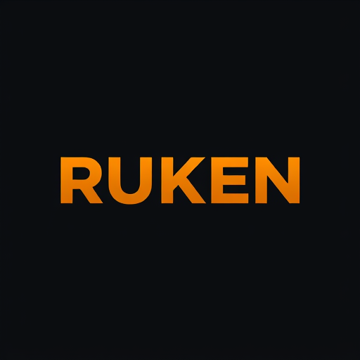 Professional logo design. create typographic logo for RUKEN