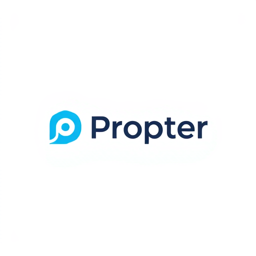 Professional logo design. A logo for a software as a service named Propter. The logo must transmit the precision ideia and must have minimalist style.