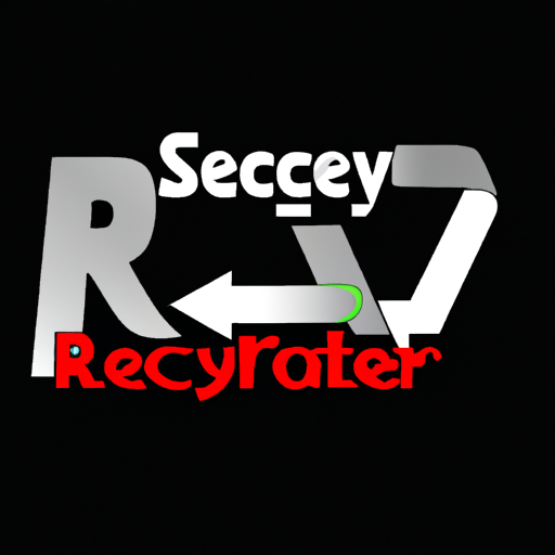 Professional logo design. create a typhography logo named "SCRAPWAY RECYCLER" , adjust font in a scrap look and recycler should look like to recycle scrap into new