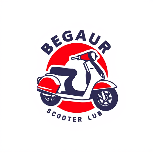 Professional logo design. Begaur scooter club