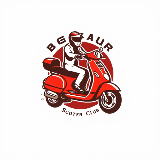 Professional logo design. Begaur scooter club