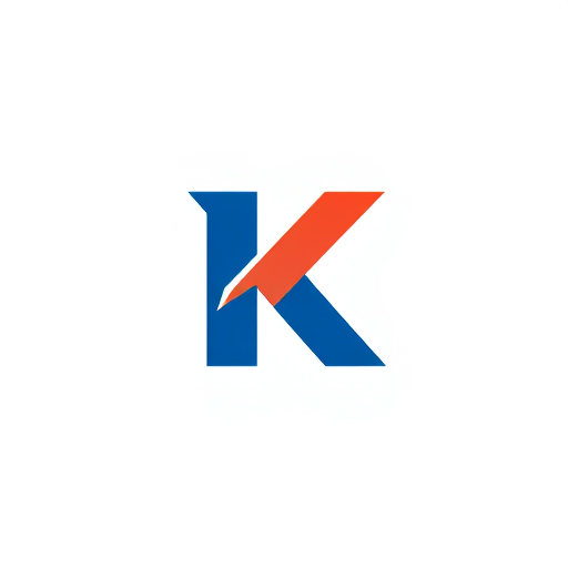 Professional logo design. peacking an letter k