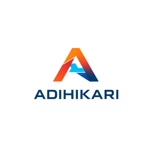 Professional logo design. Adhikari tech logo