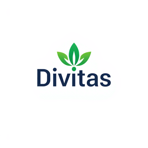 Professional logo design. design a abstract type logo of divitas which represent nutraceutical products