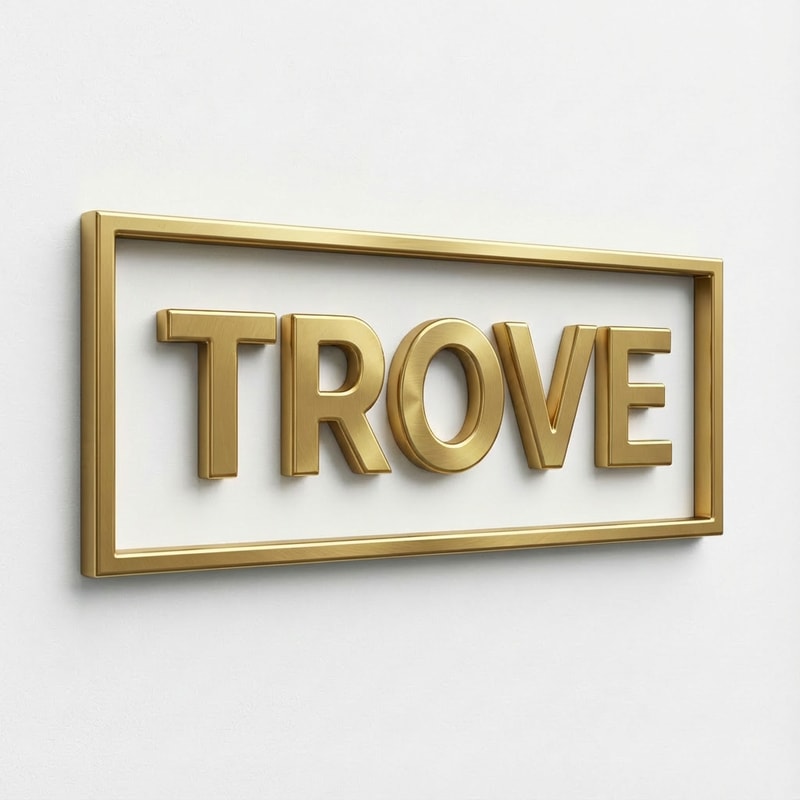 i want this colour code logo differenti want realestic text TROVE font style raleway