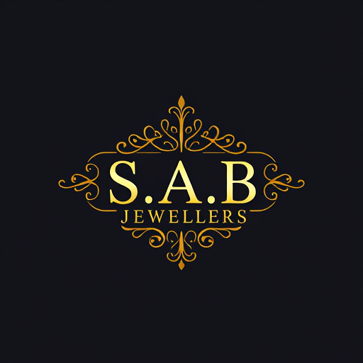 Professional logo design. S.A.B Jewellers gold and silver