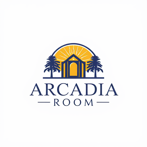 Professional logo design. Arcadia Room