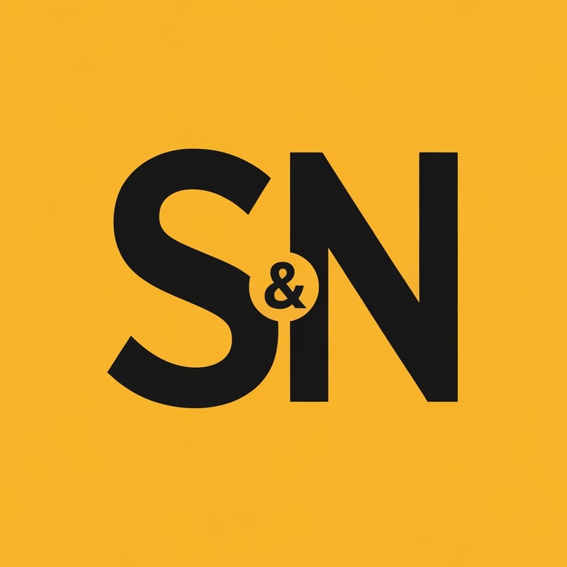 LETTERS S AND N MAKING A INFINITE SYMBOL