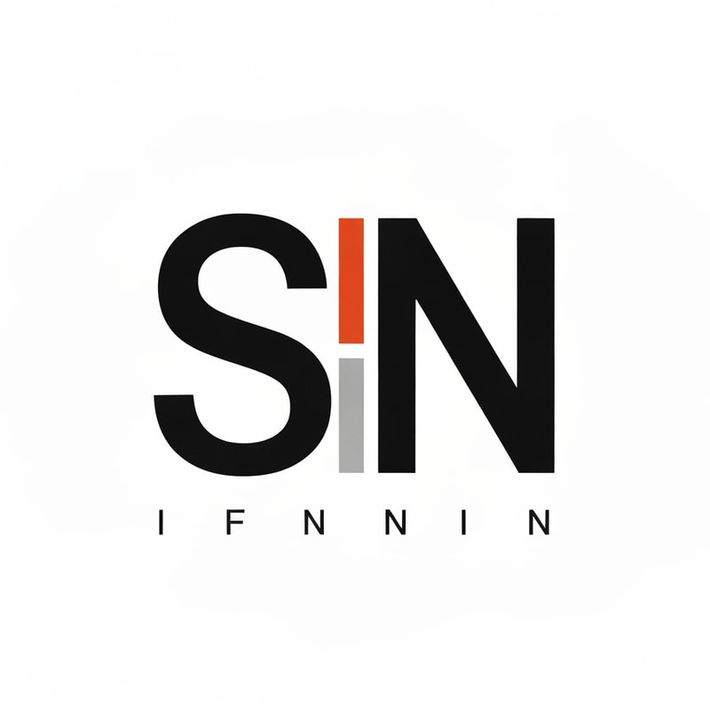 LETTERS S AND N MAKING A INFINITE SYMBOL