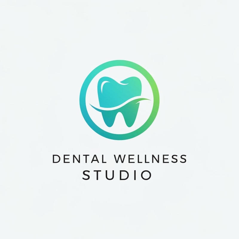 Professional logo design. Minimal, modern, and aesthetic logo design for "Dental Wellness Studio (DWS)". A sleek tooth icon where the lower curve subtly transforms into a smile arc, symbolizing happiness and wellness. The tooth is surrounded by a soft circular gradient ring, representing balance, harmony, and holistic care. Use vibrant yet soothing colors like aqua, teal, and fresh green. Typography should be clean, elegant, and modern, with DWS placed neatly below the icon. The overall style should feel premium, professional, and wellness-inspired, suitable for a high-end dental clinic.