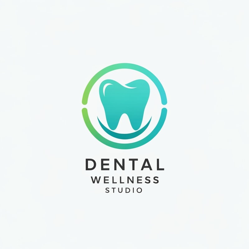 Professional logo design. Minimal, modern, and aesthetic logo design for "Dental Wellness Studio (DWS)". A sleek tooth icon where the lower curve subtly transforms into a smile arc, symbolizing happiness and wellness. The tooth is surrounded by a soft circular gradient ring, representing balance, harmony, and holistic care. Use vibrant yet soothing colors like aqua, teal, and fresh green. Typography should be clean, elegant, and modern, with DWS placed neatly below the icon. The overall style should feel premium, professional, and wellness-inspired, suitable for a high-end dental clinic.