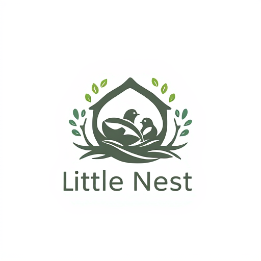 Professional logo design. little nest