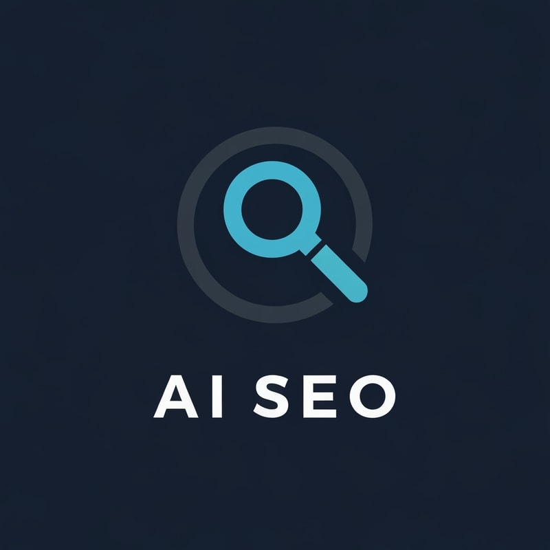 hey create a logo of (AI SEO) use search icon