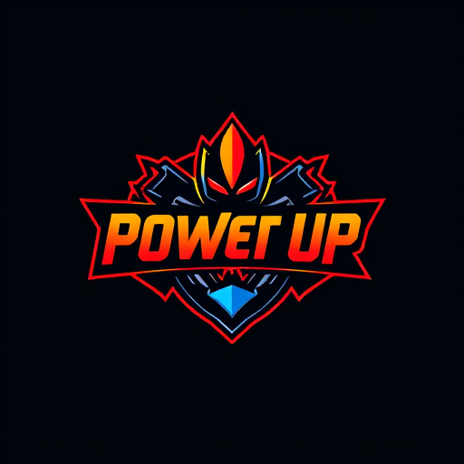 Professional logo design. Power up gaming 