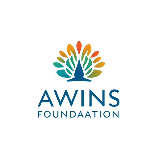 Professional logo design. AWINS foundation logo
