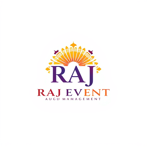 Professional logo design. make a logo name Raj Event and Management