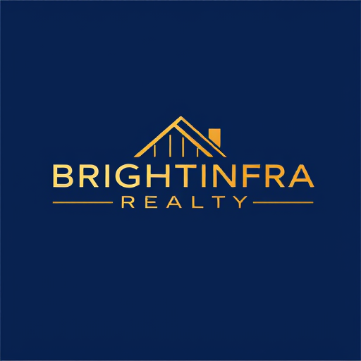 Professional logo design. BRIGHTINFRA REALTY PRIVATE LIMITED