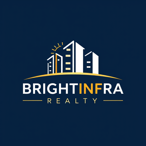 Professional logo design. BRIGHTINFRA REALTY