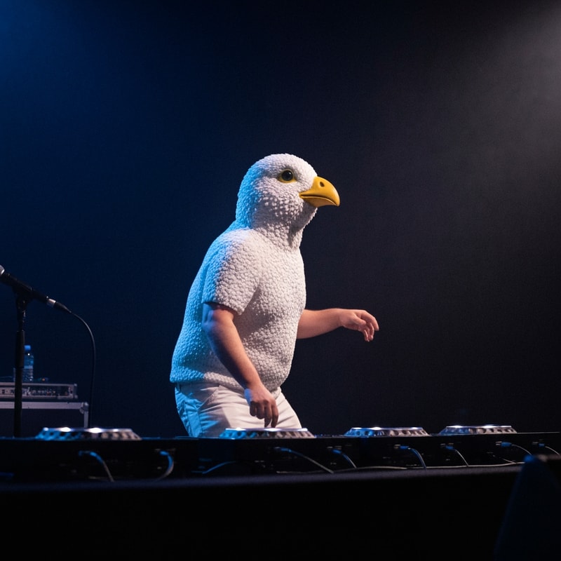 Dodo Bird performing as DJ