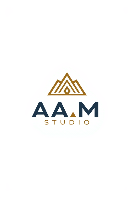Professional logo design. E.A.M STUDIO , MAKE MINIMAL LINES AND SPACES