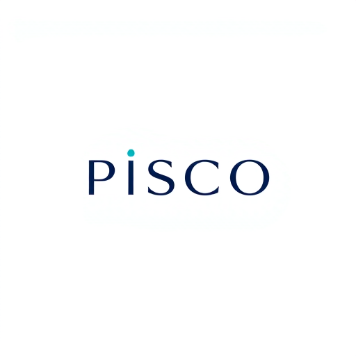 Professional logo design. Create a minimalist and premium wordmark logo for the brand name “PISCO”, designed in thin, monoline strokes with elegant balance and smooth curves. The typography should look clean, geometric, and modern, similar to luxury water brands. Explore variations where the letters are created with continuous flowing lines, where the “S” takes the form of a subtle wave, and where the “C” and “O” merge together into one fluid curve. In some concepts, replace the dot of the “I” with a small water droplet, or shape the “O” to look like a ripple circle. The logo must stay minimalist with lots of negative space, yet convey purity, freshness, and sophistication. Use sleek sans-serif or modern serif styles with customized strokes, ensuring readability at any size. Color palette should remain premium—deep navy blue, aqua tones, silver, or copper linework on clean white background—creating a timeless, refined identity for a high-end mineral water bottle brand.