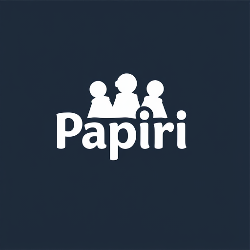 Professional logo design. logo for the paper figures brand named: "Papirić"